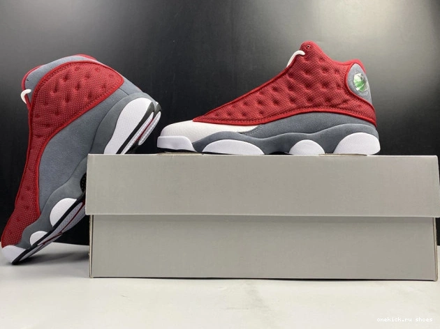 Cheap 13 Air Red Flint Retro Grey 414571-600 Jordan Gym 0622